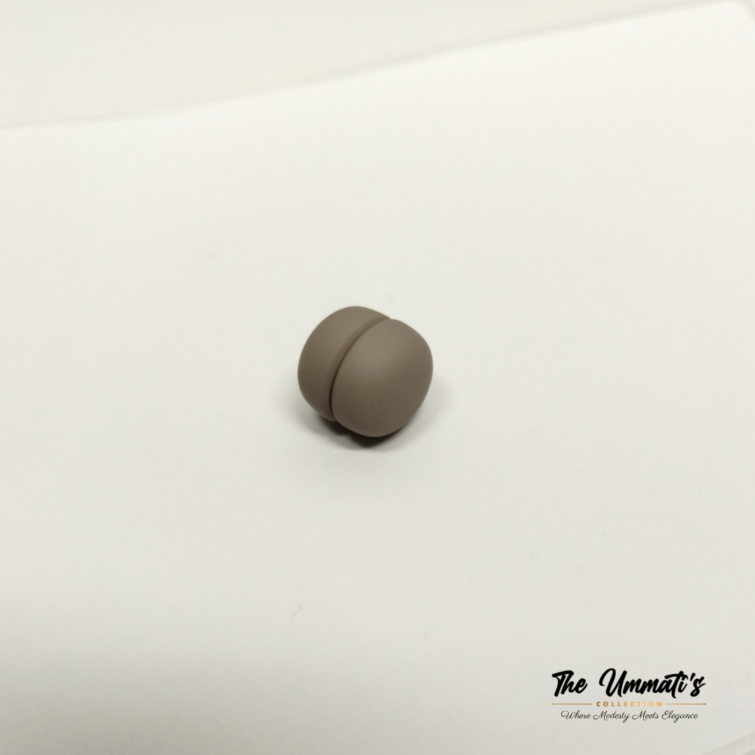 No-Snag Hijab Magnet - Matte Mocha