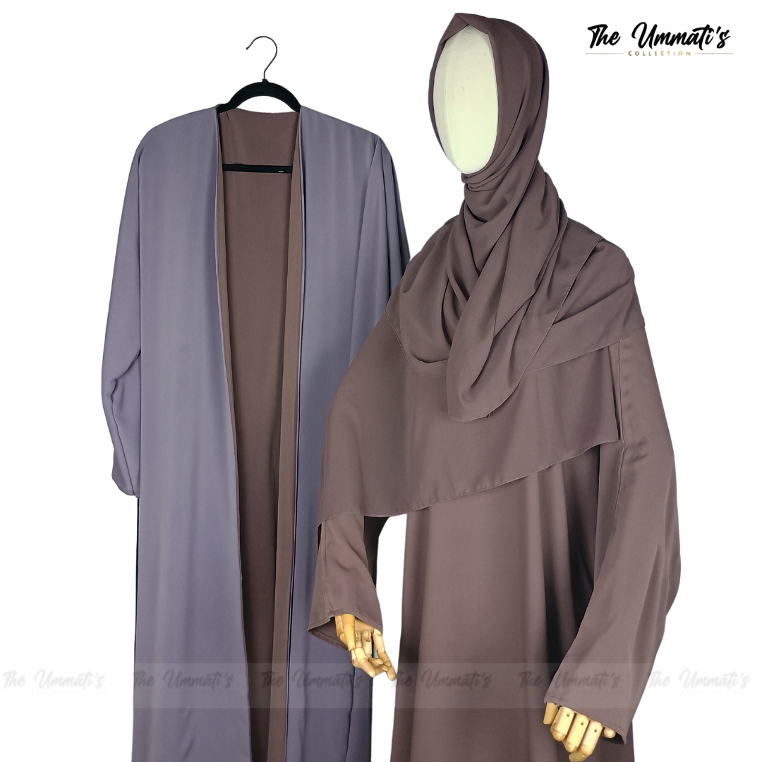 Abaya Hareerah - (Lavender Mist)