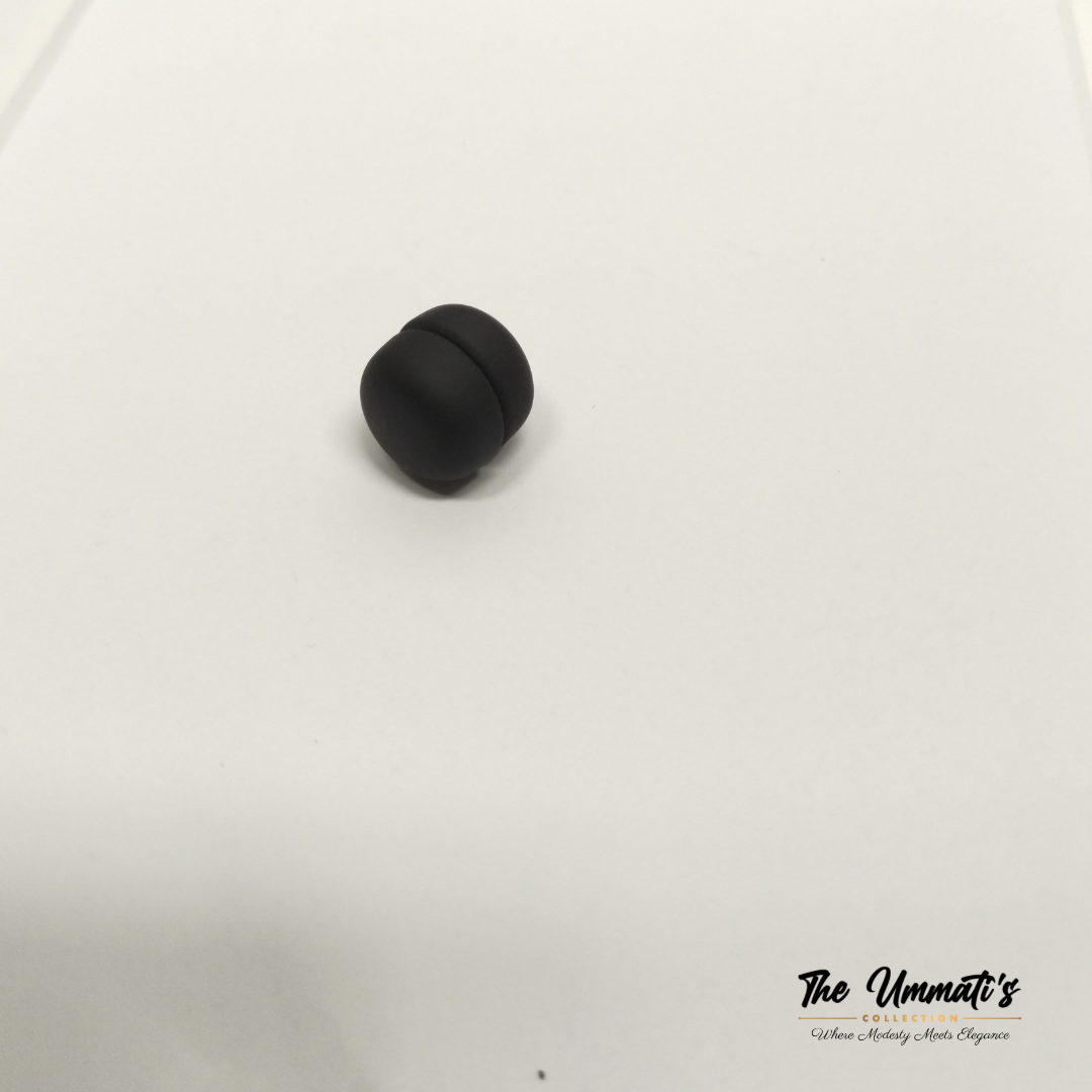 No-Snag Hijab Magnet - Matte Black