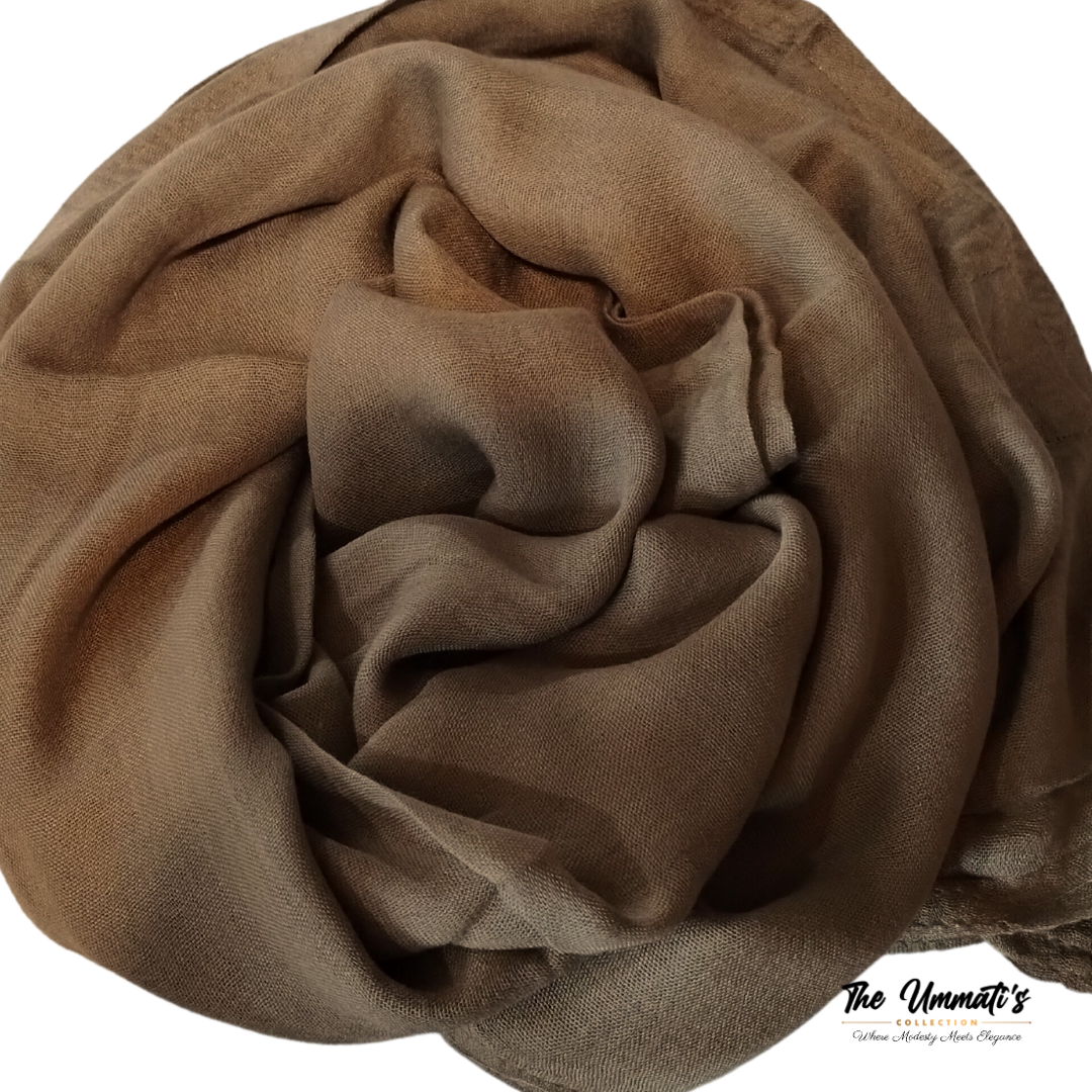 Premium Modal Hijab - Camel