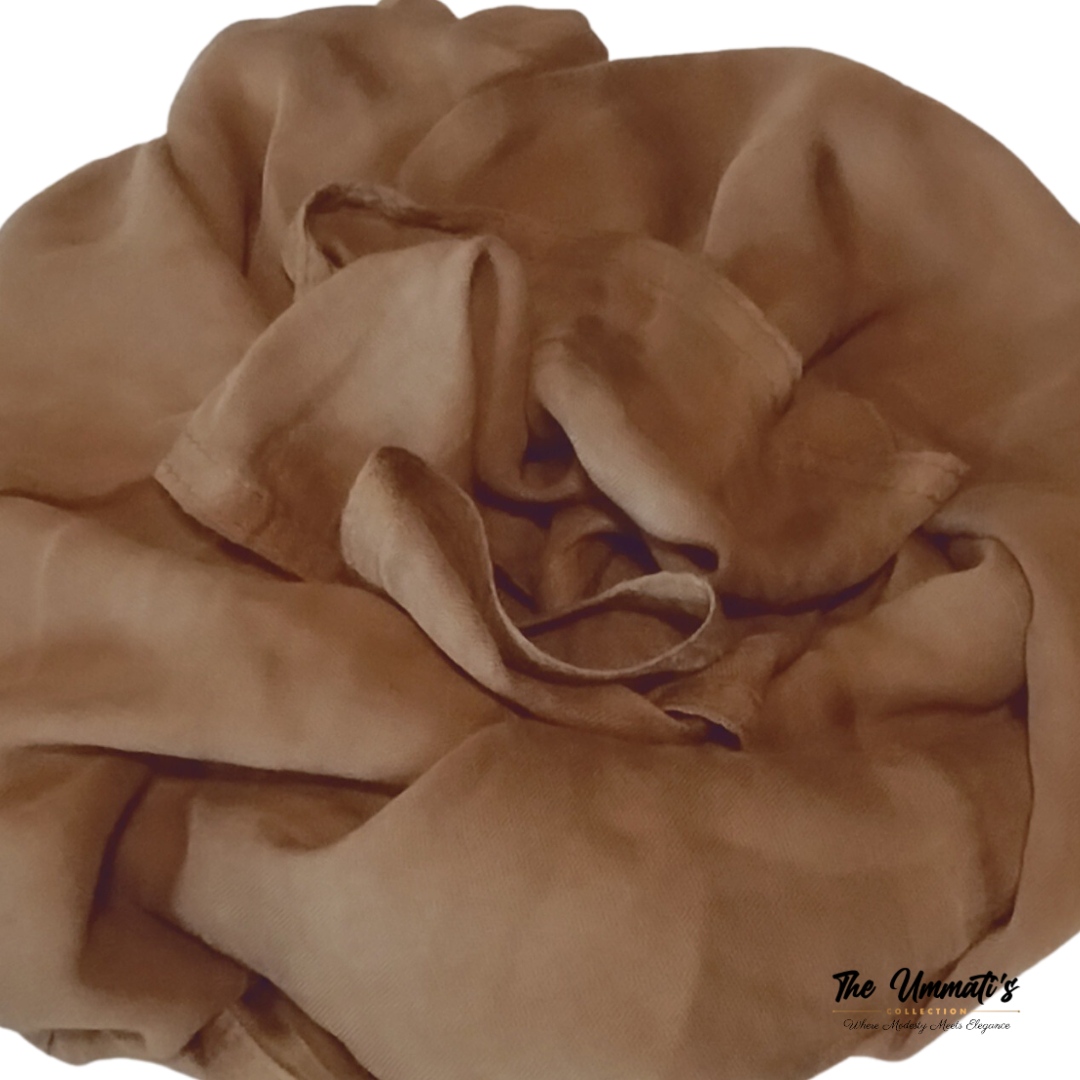 Premium Modal Hijab - Almond