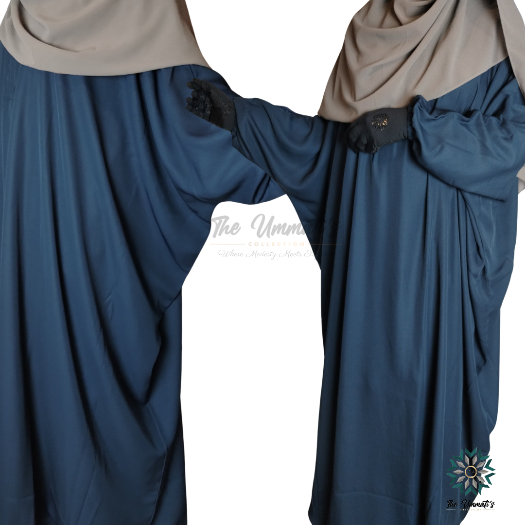Bisht Abaya - Teal