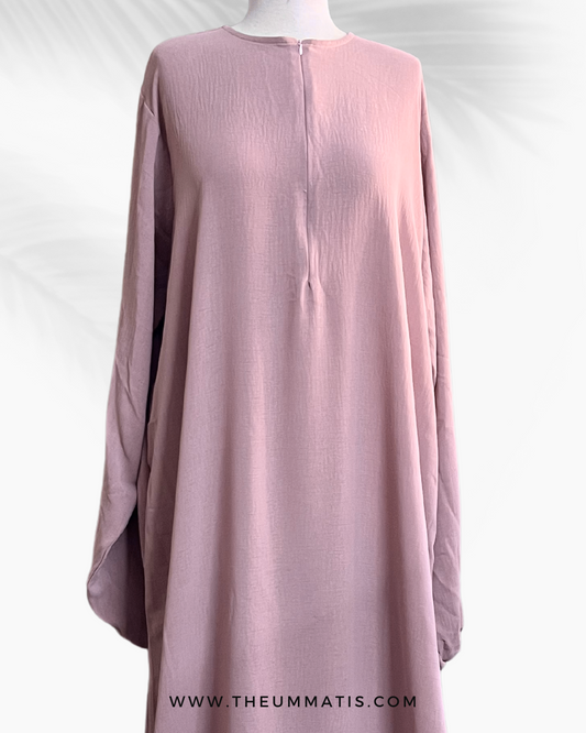 Abaya Haadia- (Pink)