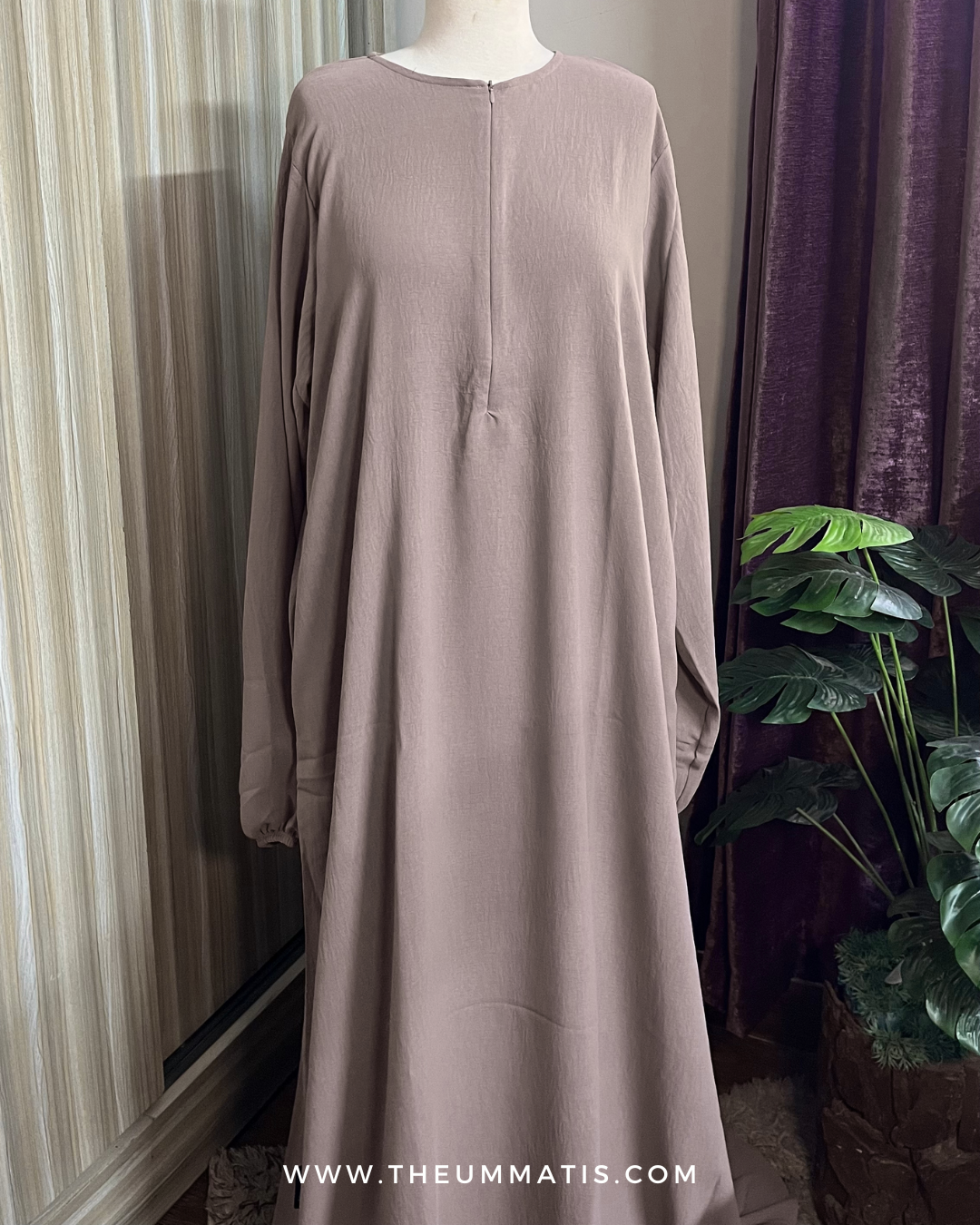 Abaya Haadia- (Mauve)