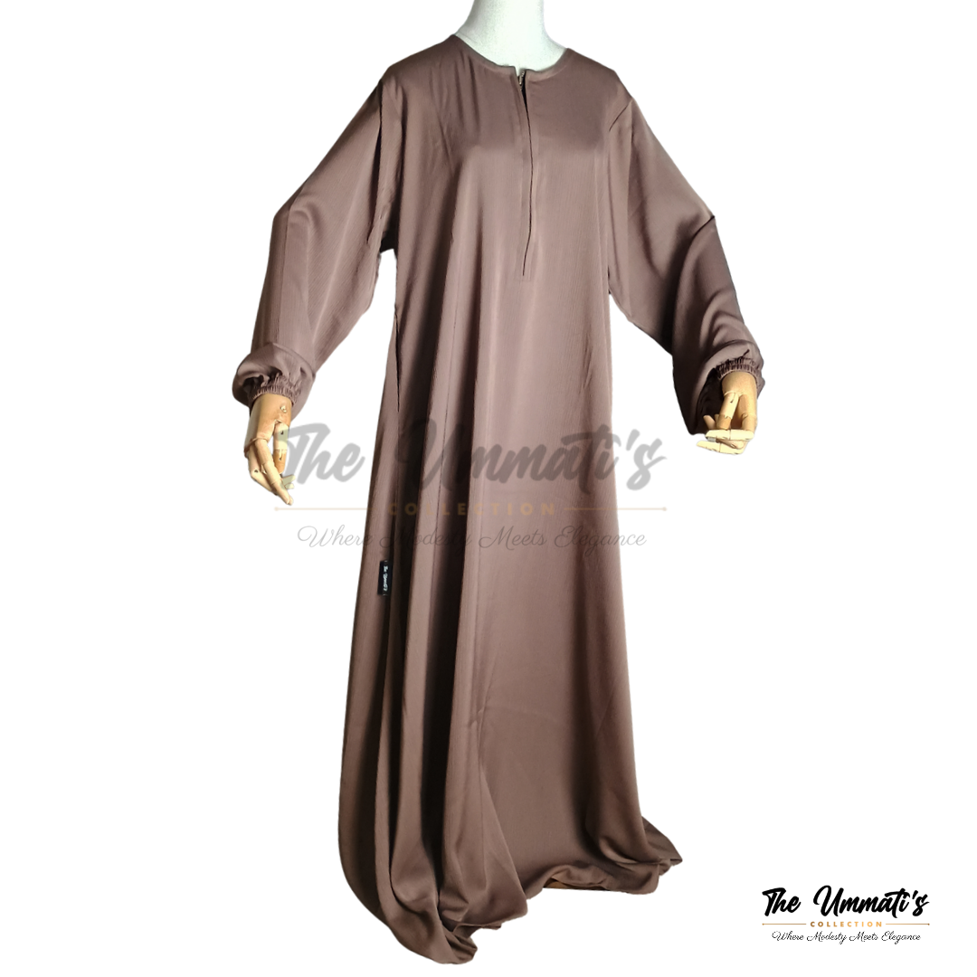 Abaya Amal - (Mocha)