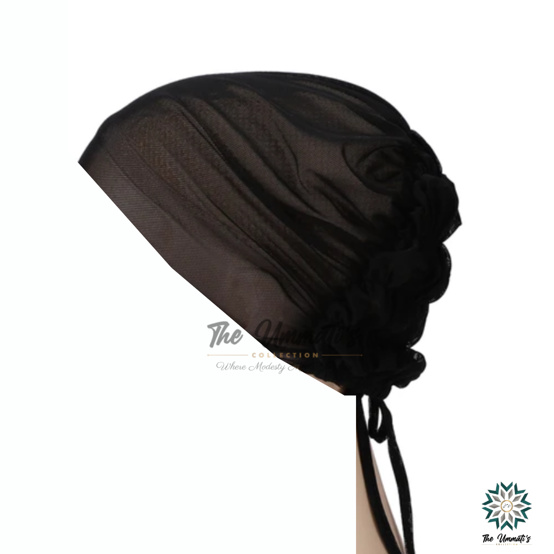Set of 3 Mesh Undercaps (Black, White & Nude)