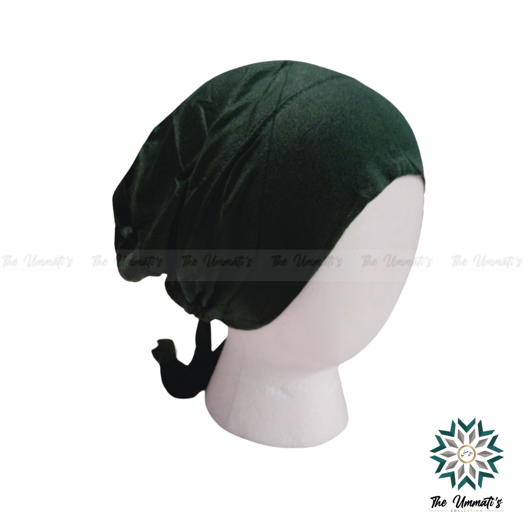 Tie Back Hijab Undercap - Forest