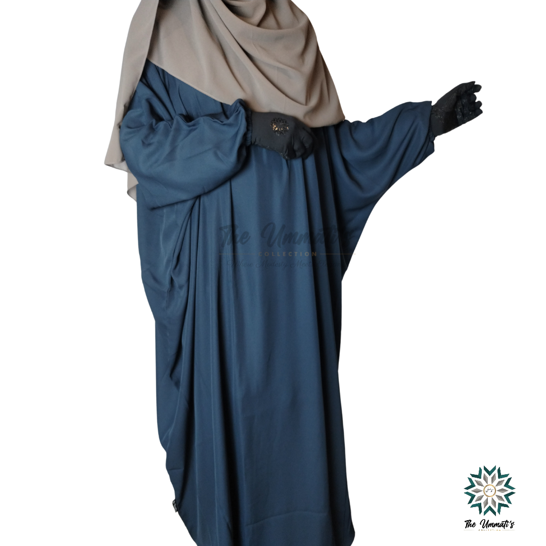 Bisht Abaya - Teal
