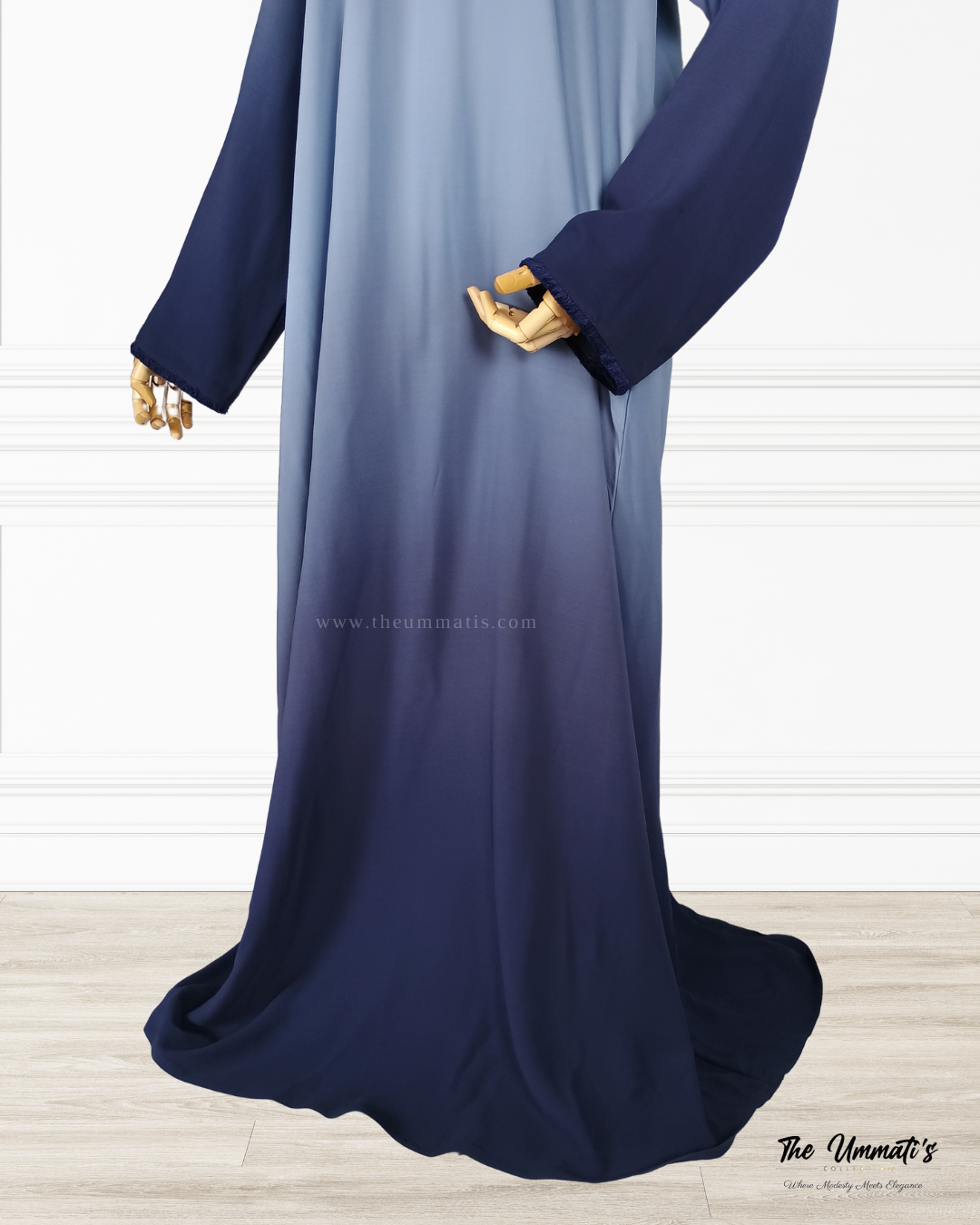 Ombre Abaya - (Ocean Drift)