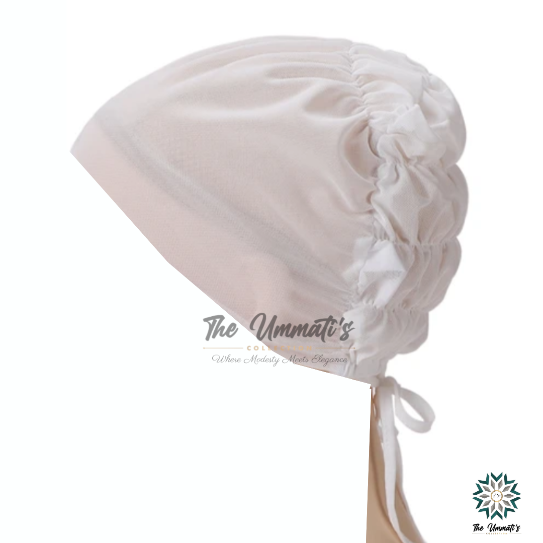 Set of 3 Mesh Undercaps (Black, White & Nude)