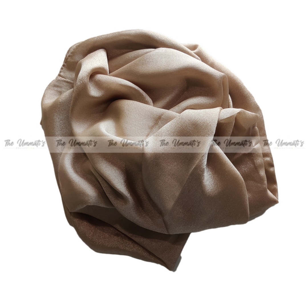 Crinkle Silk Hijab ( Rose Hue)