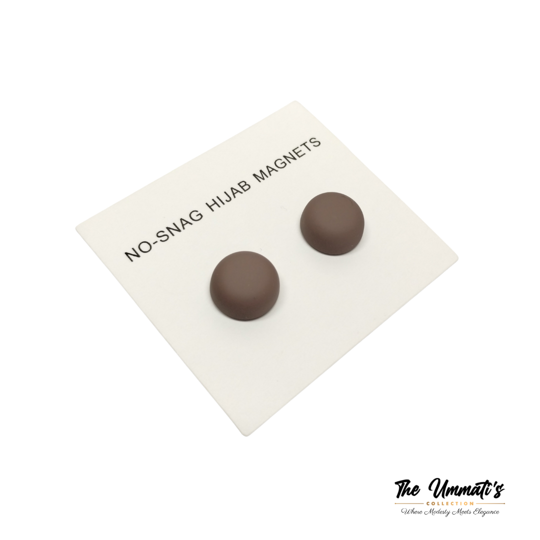 No-Snag Hijab Magnet - Matte Mauve