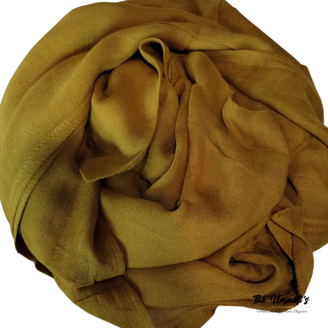 Premium Modal Hijab - Mustard