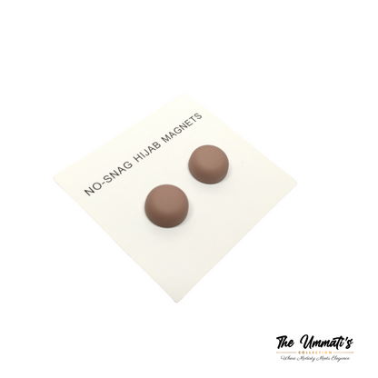 No-Snag Hijab Magnet - Matte Rose