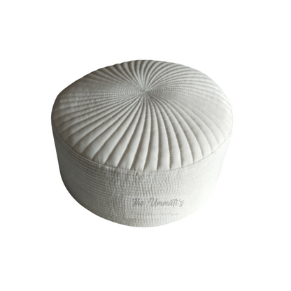 Turban Cap/ Kufi/ Topi - White