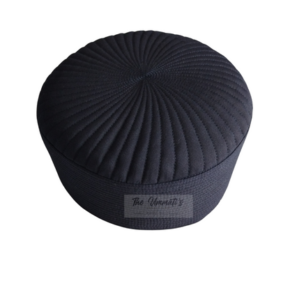 Turban Cap/ Kufi/ Topi - Navy Blue