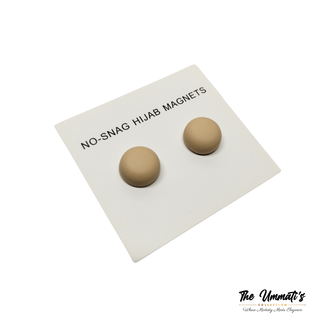 No-Snag Hijab Magnet - Matte Nude