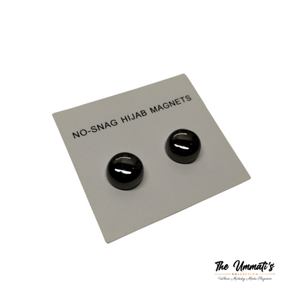 No-Snag Hijab Magnet - Metallic Black
