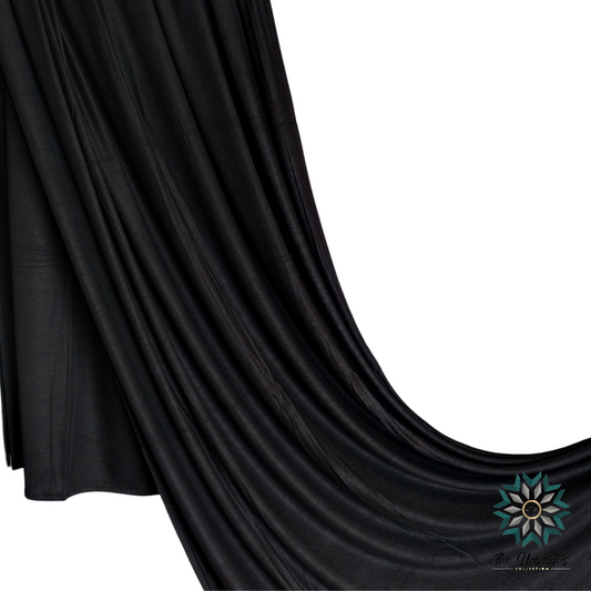 Premium Maxi Jersey Hijab - Black