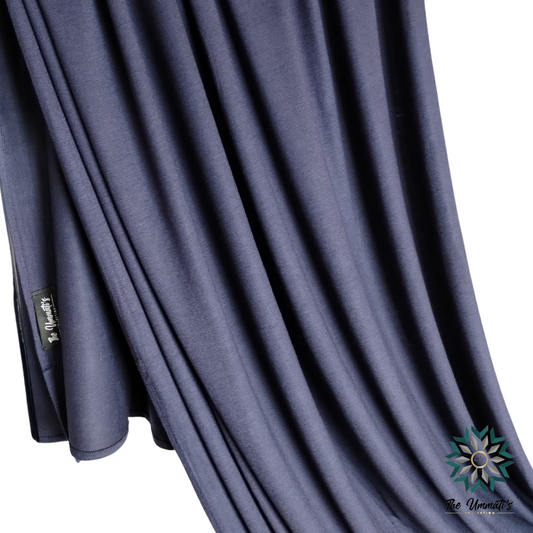 Premium Maxi Jersey Hijab - Navy