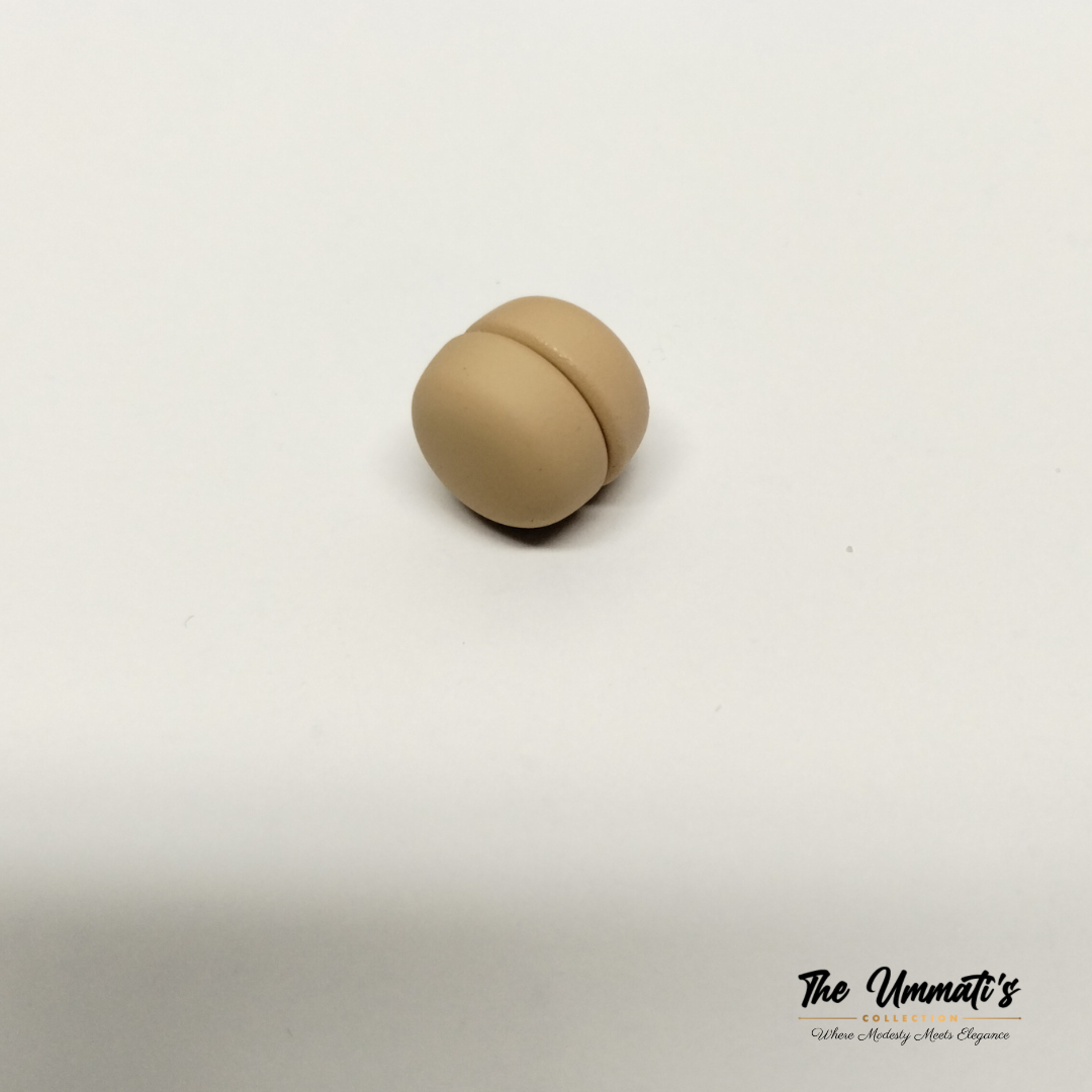 No-Snag Hijab Magnet - Matte Nude
