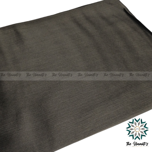 Textured Satin Hijab - Lux Gray