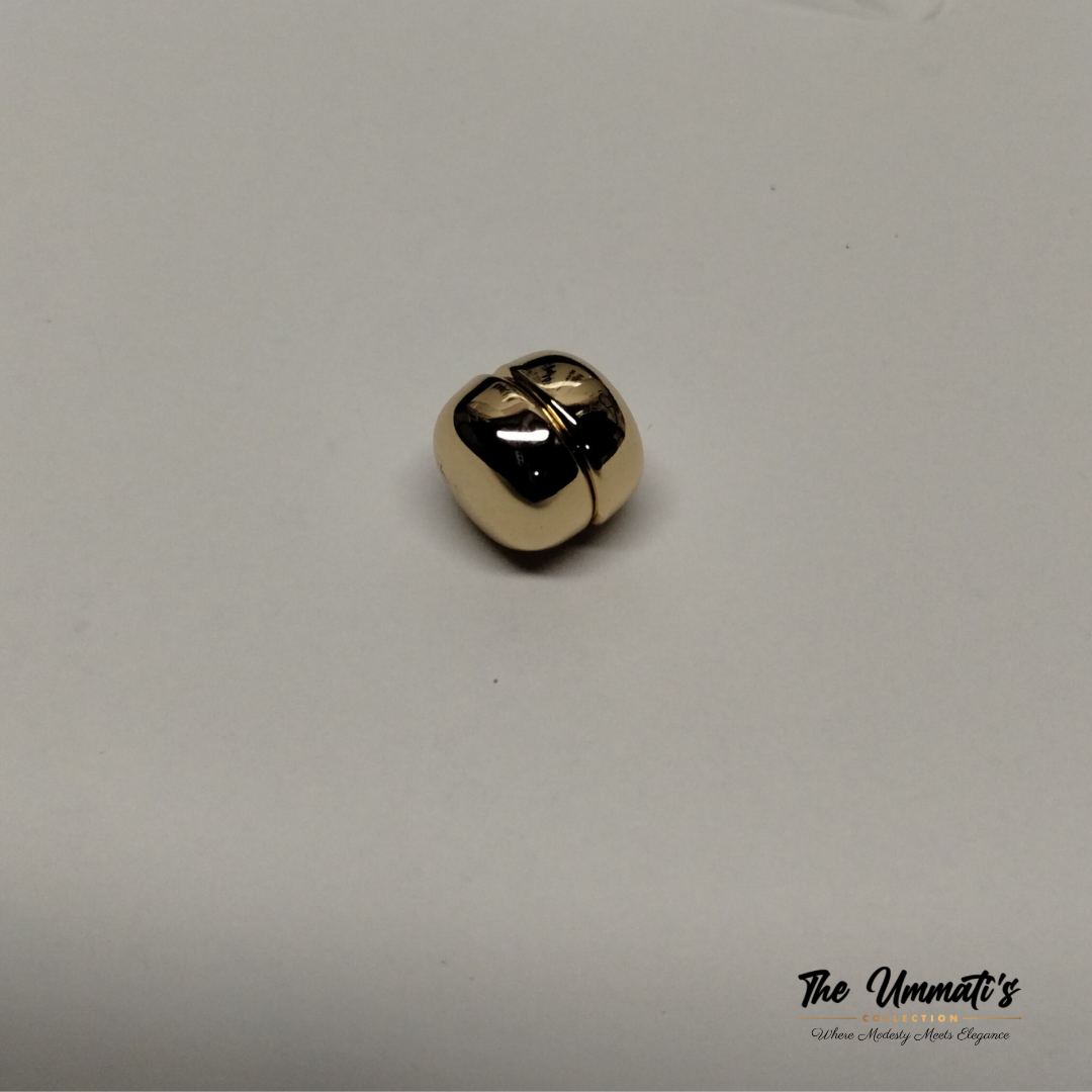 No-Snag Hijab Magnet - Metallic Gold