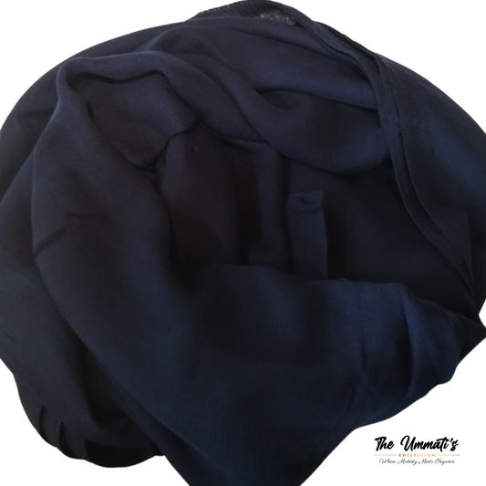 Premium Modal Hijab - Navy