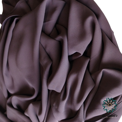 Luxe Opaque Chiffon Hijab - Grape