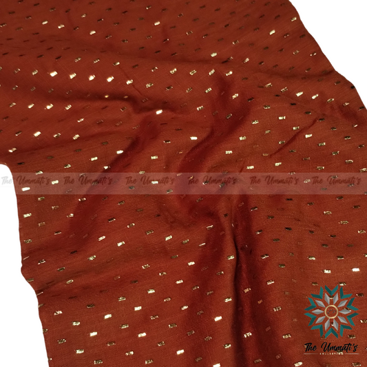 Embossed Gold Hijab - Amber