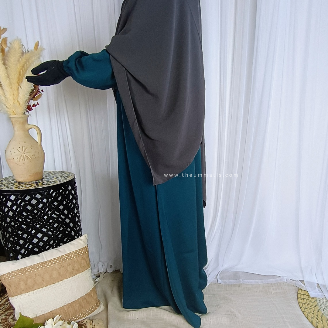 Abaya Amal - (Teal)