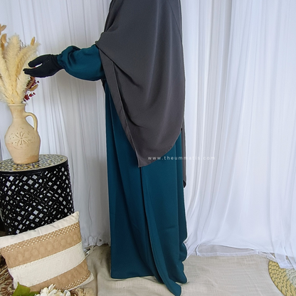 Abaya Amal - (Teal)
