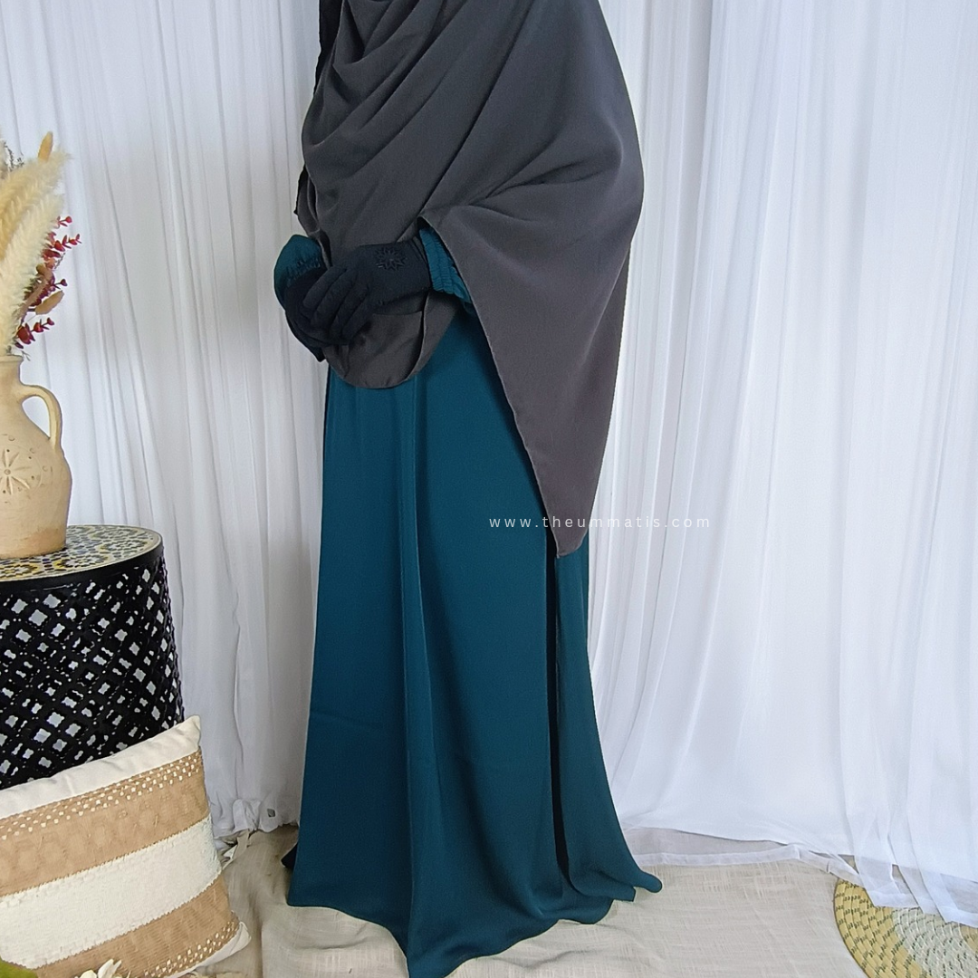 Abaya Amal - (Teal)