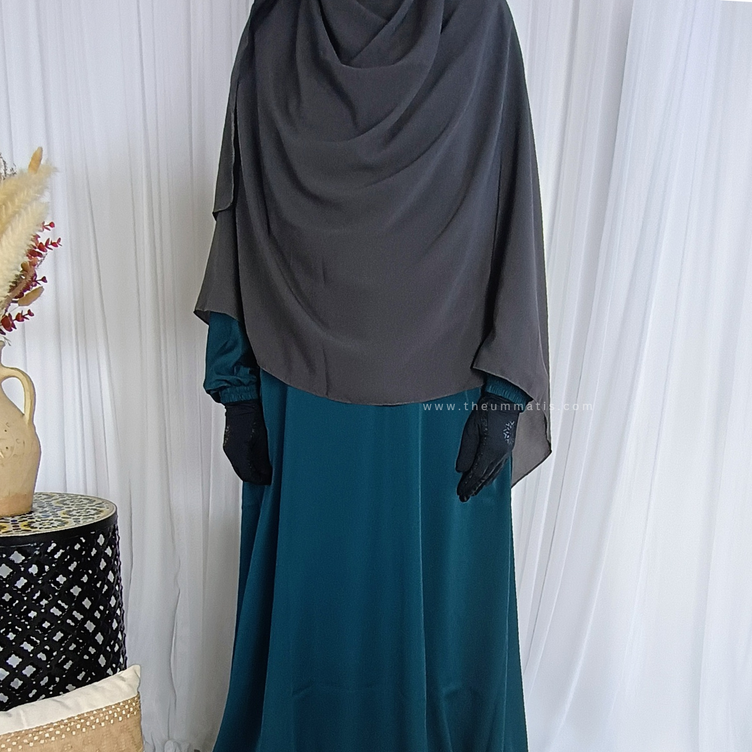 Abaya Amal - (Teal)