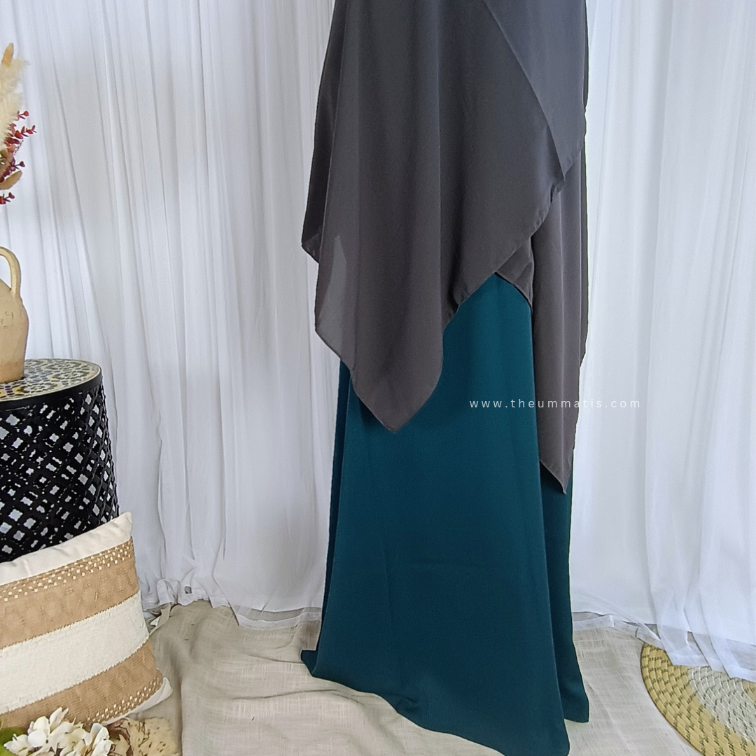Abaya Amal - (Teal)
