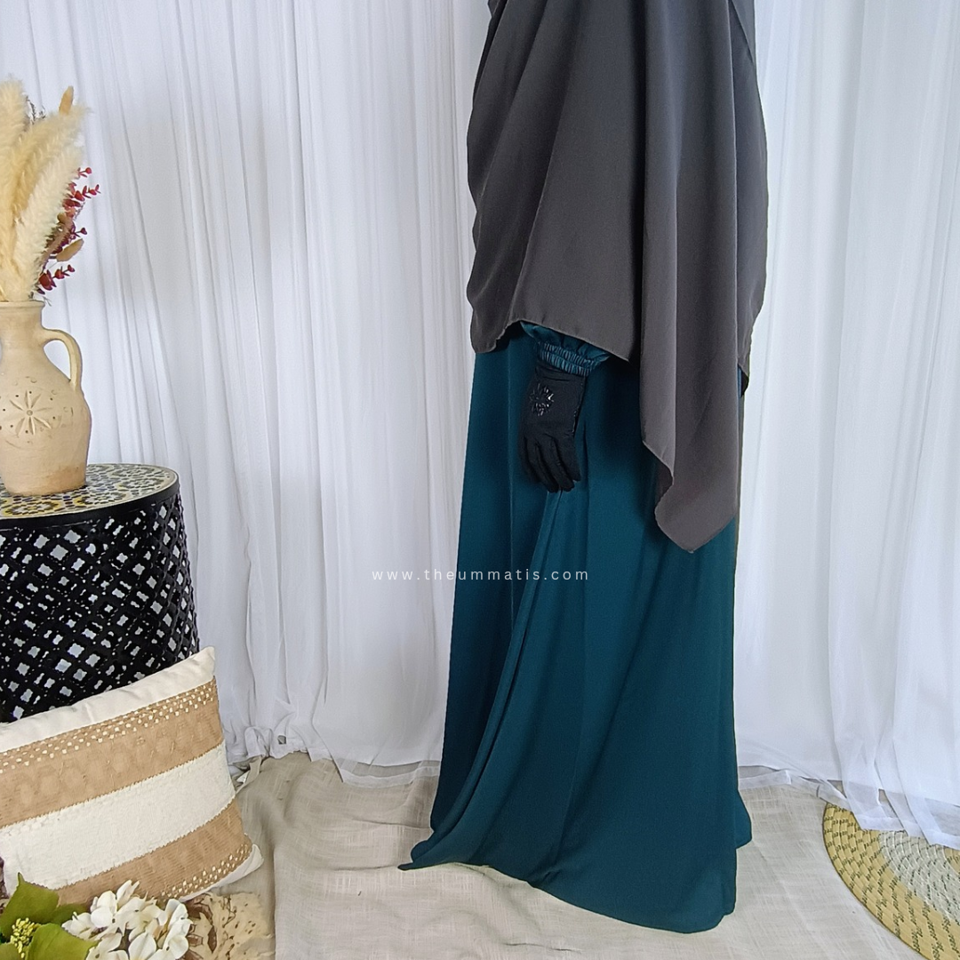 Abaya Amal - (Teal)