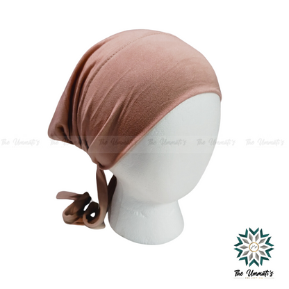 Tie Back Hijab Undercap - Pale Rose