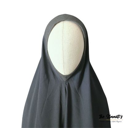 Khadijah Khimar - (Charcoal)