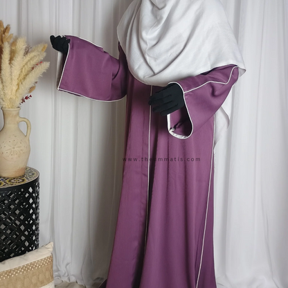 Abaya Hannah - (Grape)