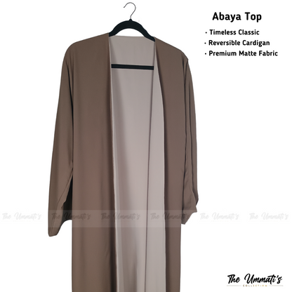 Abaya Hareerah - (Sandy Taupe)