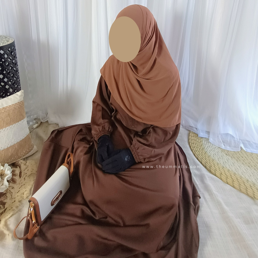Abaya Amal - (Brown)