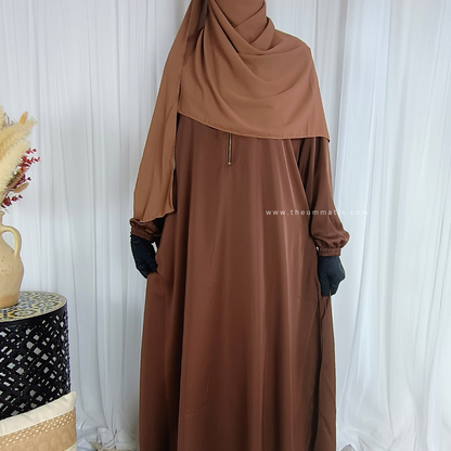 Abaya Amal - (Brown)