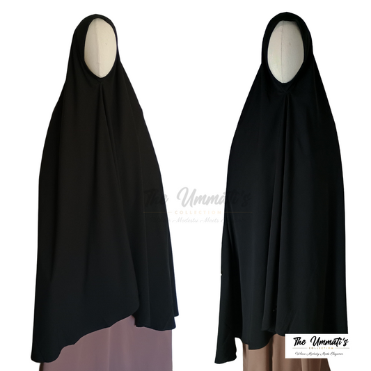 Khadijah Khimar - (Black)