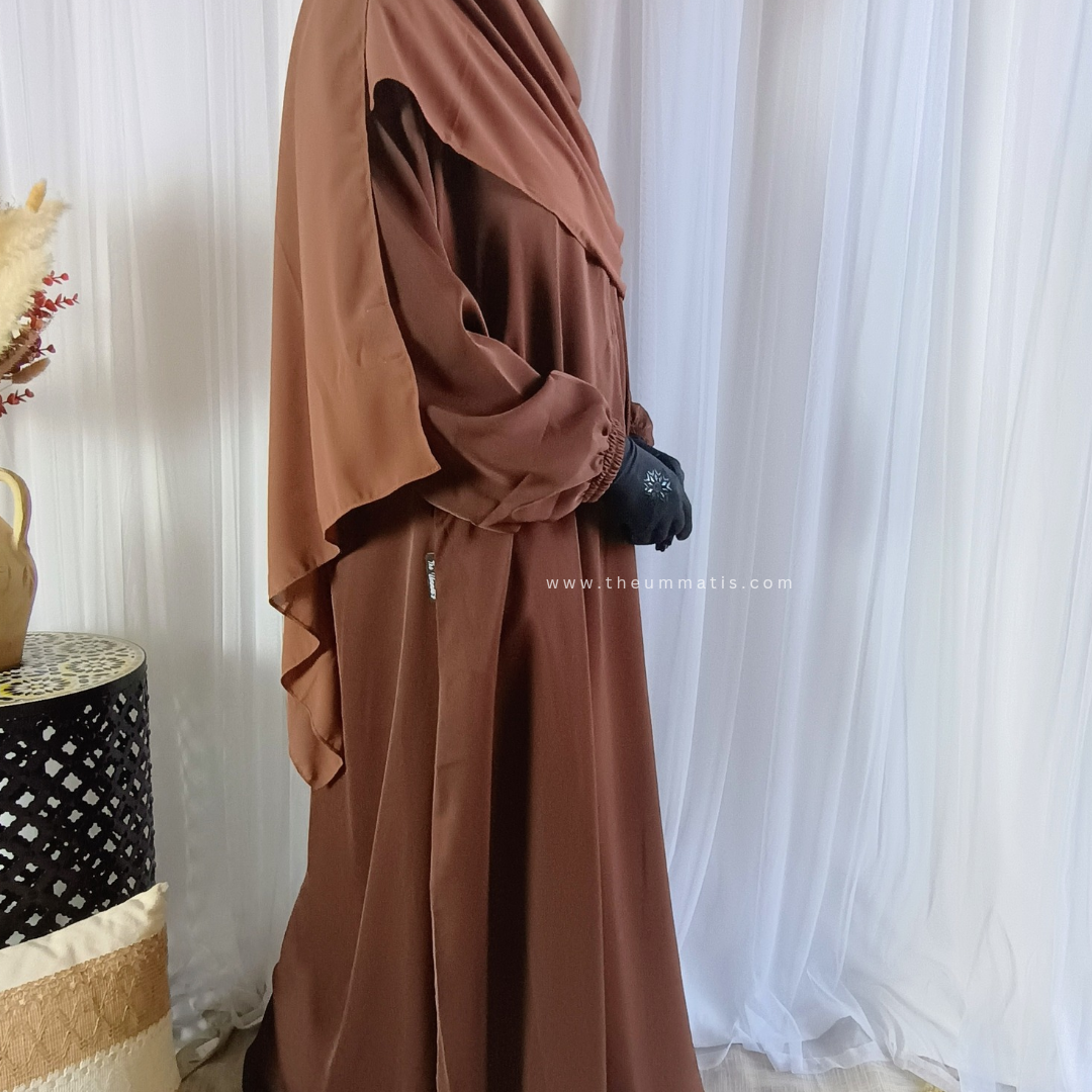 Abaya Amal - (Brown)