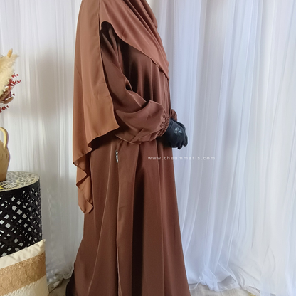 Abaya Amal - (Brown)