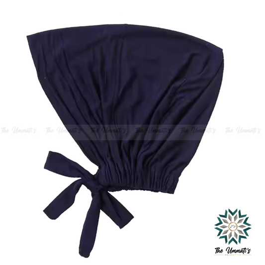 Tie Back Hijab Undercap - Navy
