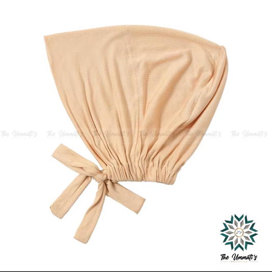Tie Back Hijab Undercap - Sand