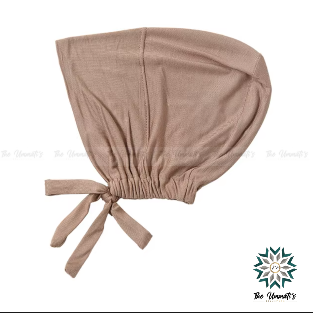 Tie Back Hijab Undercap - Dusty Rose