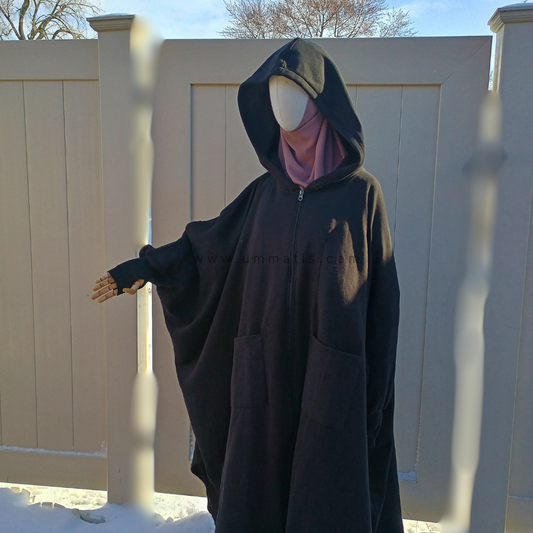 Haya Poncho - Black