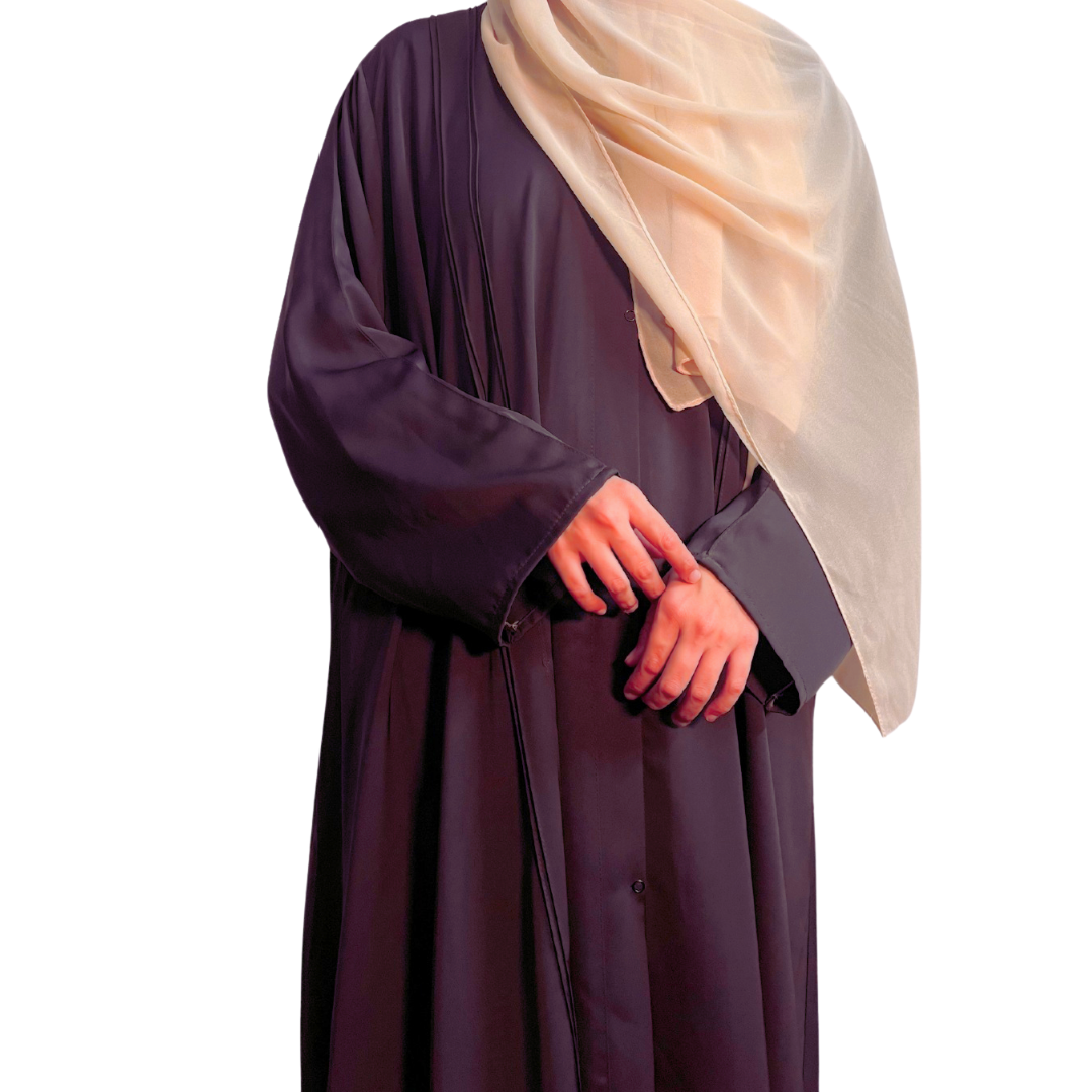 Basic Abaya Burgundy - Size 58